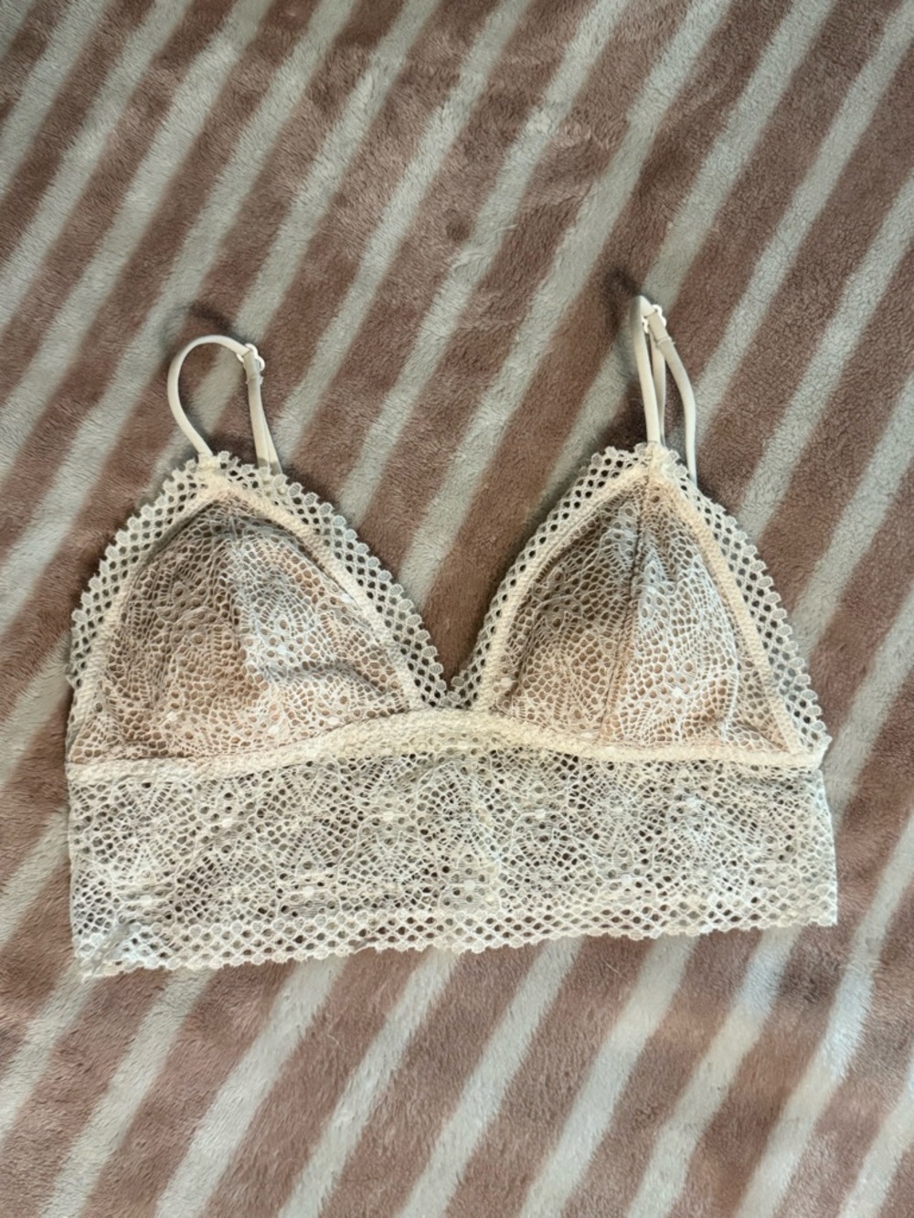 Delicate White Lace Bralette